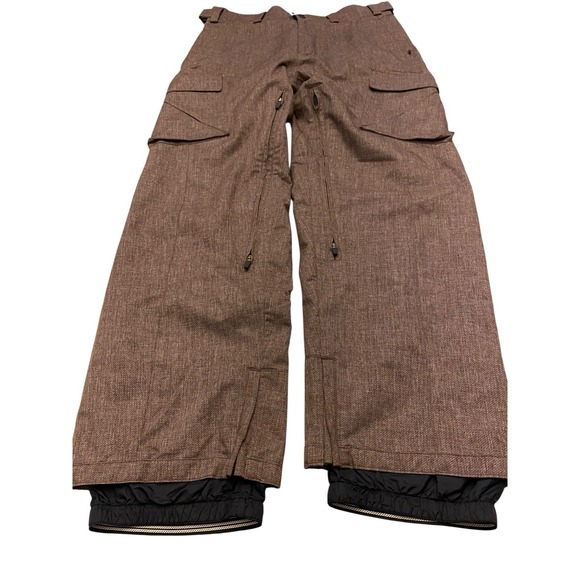 Obermeyer Other - Obermeyer Revert Snowboard Pants Mens M Brown Melange Cargo Ski Insulated Vent